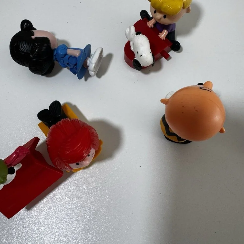 Snoopy PEANUTS McDonald's 2015 2018 Lot Charlie Flying Aces Typewriter Piano